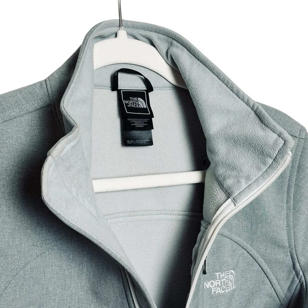 The North Face Apex Bionic Softshell Jacket Hiking Camping Gray SIZE M Women’s